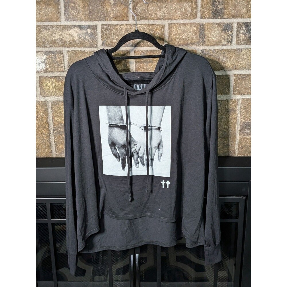 Black Tshirt Hoodie Beyoncé Jay-Z On The Run II Tour Size XXL 2XL Rap Hip Hop
